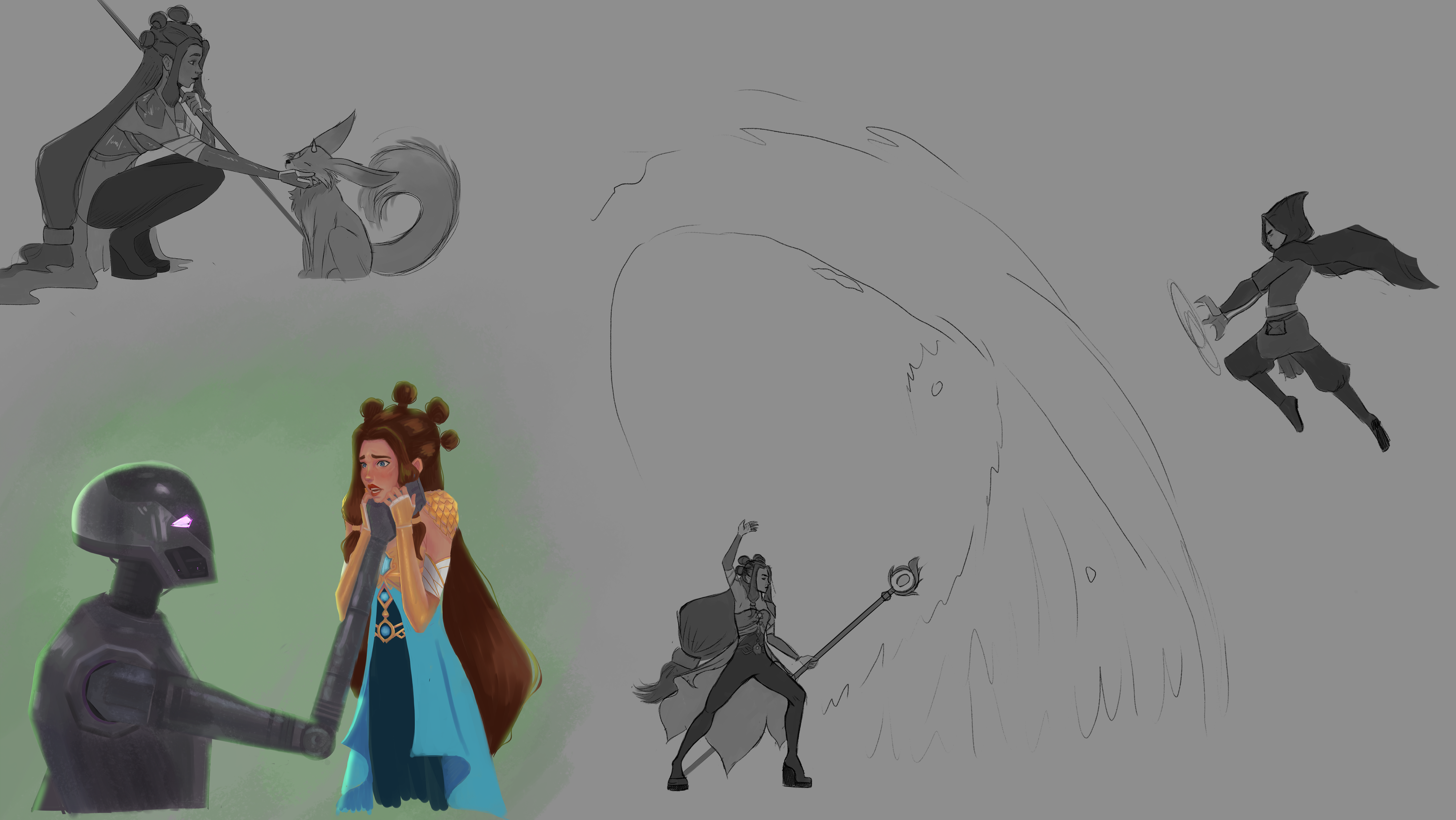 Character interactions